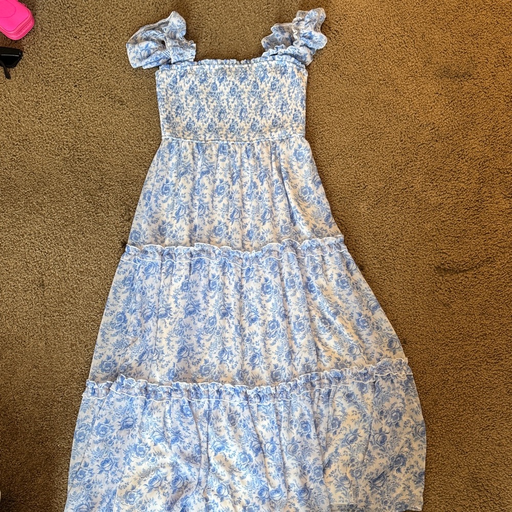 Blue Floral Altard State Dress